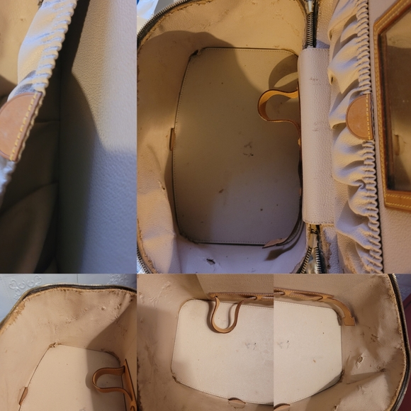 Louis Vuitton Monogram Nice Vanity 2way Shoulder Bag Train Case GM Authentic - Picture 13 of 15